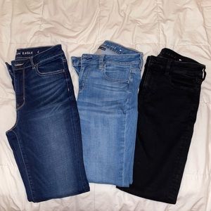 3 AMERICAN EAGLE SKINNY JEANS